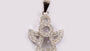 A White Cubic Zirconia Pendant