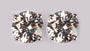 A White Cubic Zirconia Earring