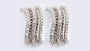 A White Cubic Zirconia Earring