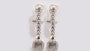 A White Cubic Zirconia Earring