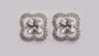A White Cubic Zirconia Earring