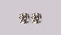 A White Cubic Zirconia Earring