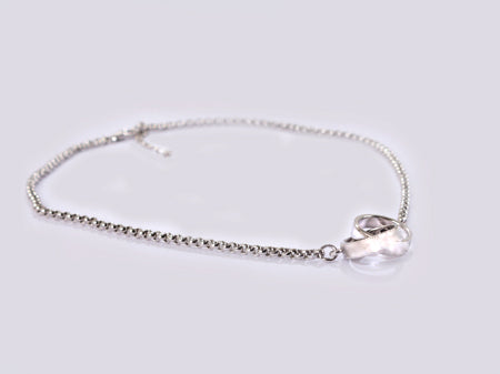 A Simply Silver Necklace.
