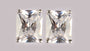 A White Cubic Zirconia Earring