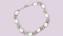 Silver Opal Cz Bracelet