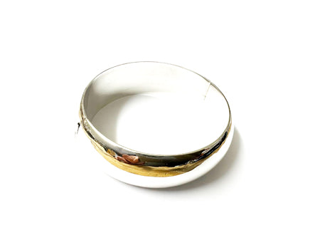 Simply Silver Wide Cuff Bangle
