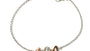 A Silver with Rose Gold Plate Bracelet
