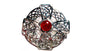 Celtic Brown Agate Brooch