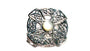 Celtic White M O P Brooch