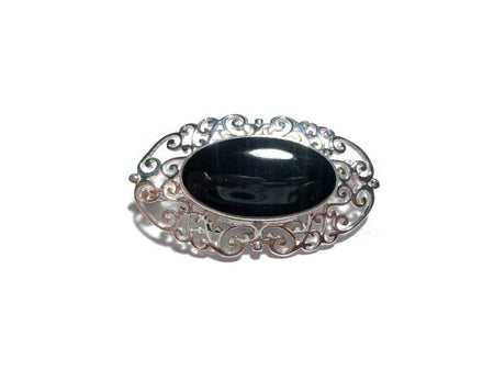 Celtic Onyx  Brooch