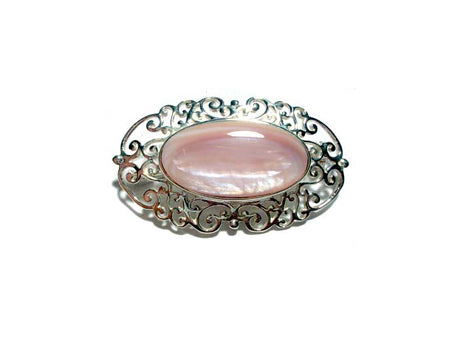 Celtic Pink M O P Brooch
