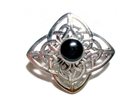 Celtic Onyx Brooch