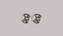 A White Cubic Zirconia Earring 4mm