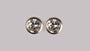 A White Cubic Zirconia Earring 5mm