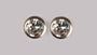 A White Cubic Zirconia Earring 6mm