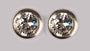 A White Cubic Zirconia Earring 8mm