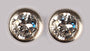A White Cubic Zirconia Earring