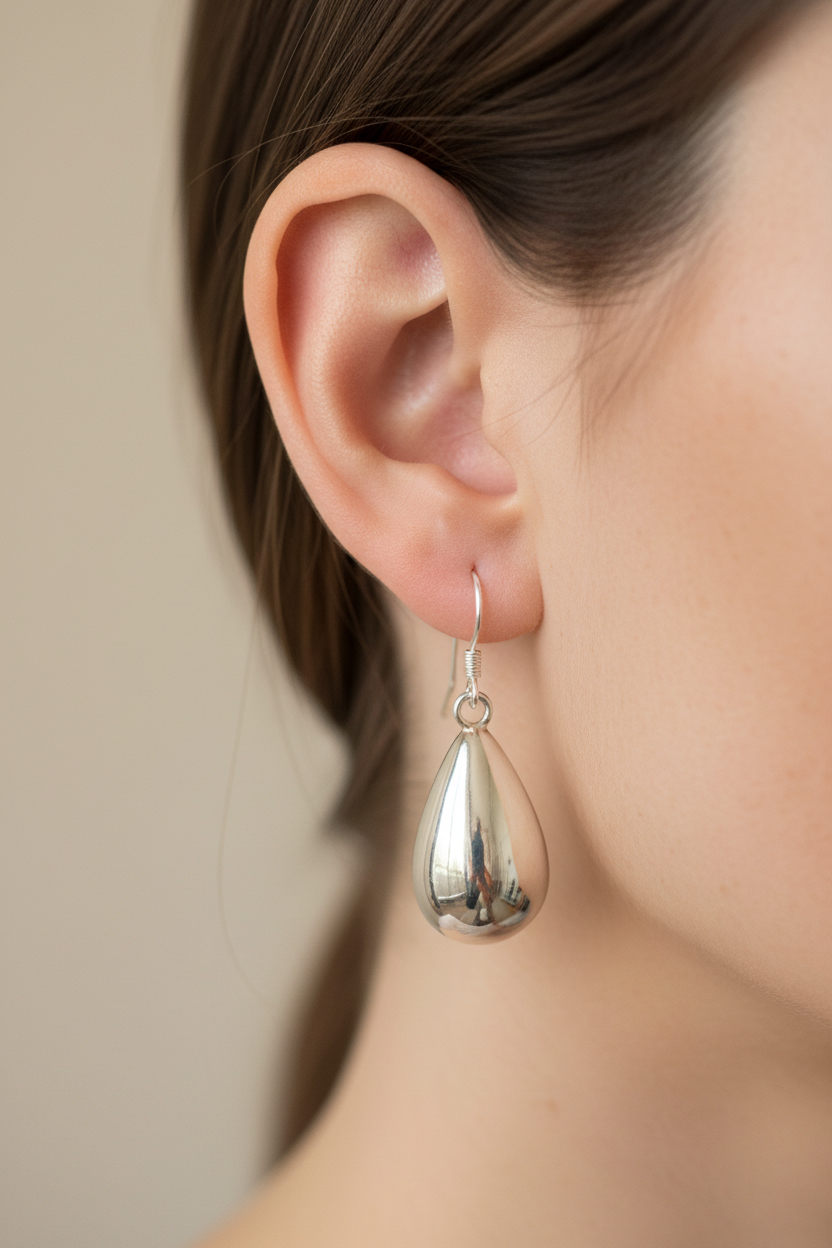 Simply Silver Earring