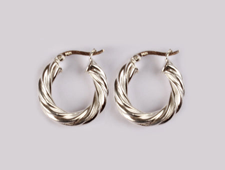 Simply Silver Earring