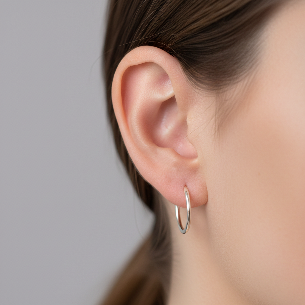 Simply Silver Earring