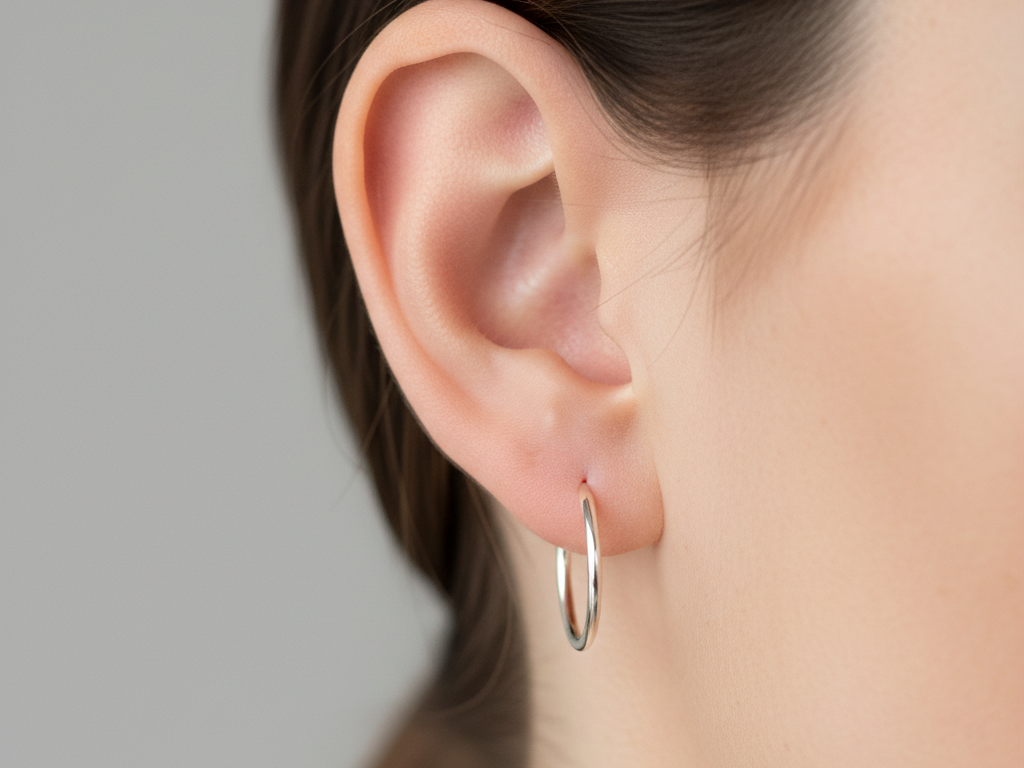 Simply Silver Earring