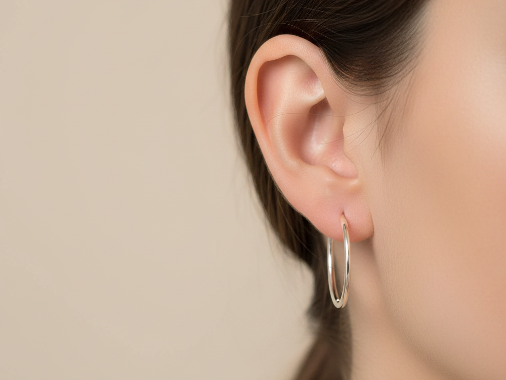 Simply Silver Earring