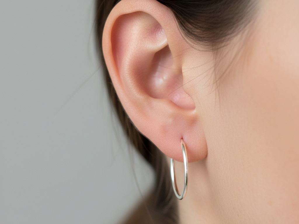 Simply Silver Earring