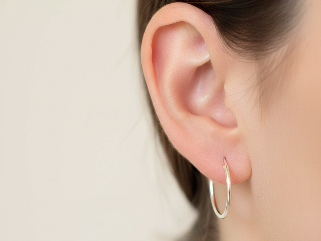Simply Silver Earring