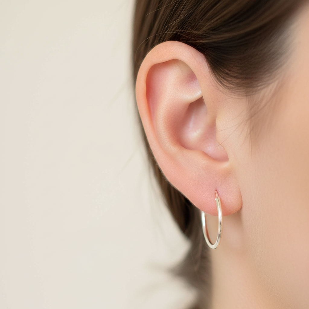 Simply Silver Earring