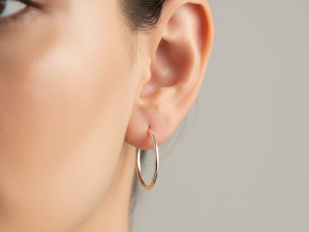 Simply Silver Earring