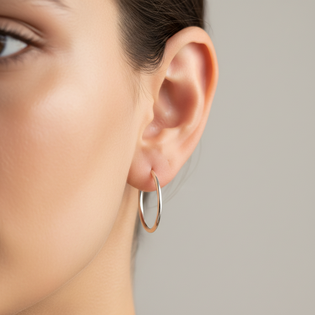 Simply Silver Earring