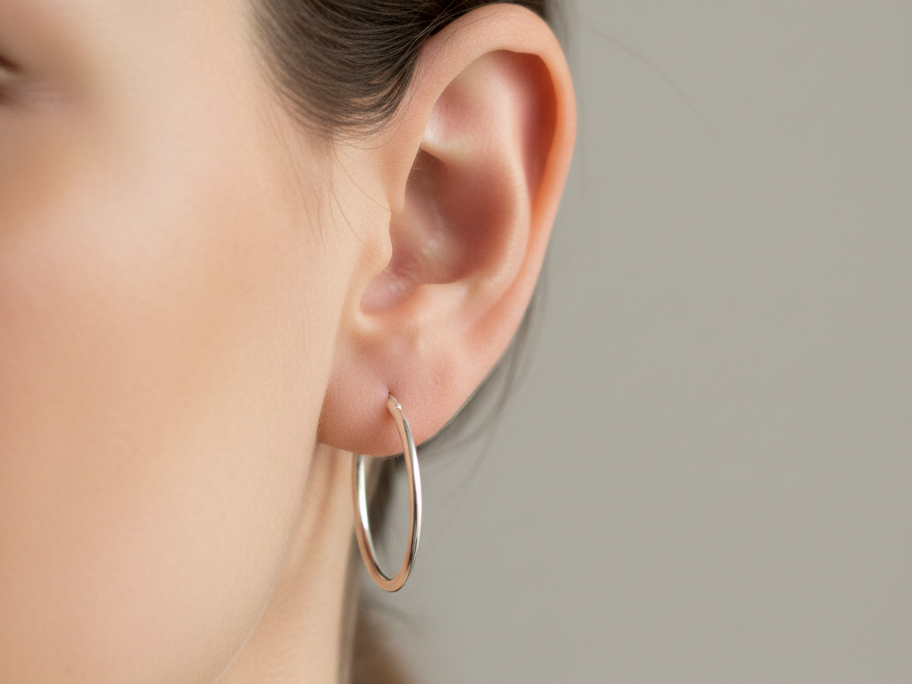 Simply Silver Earring