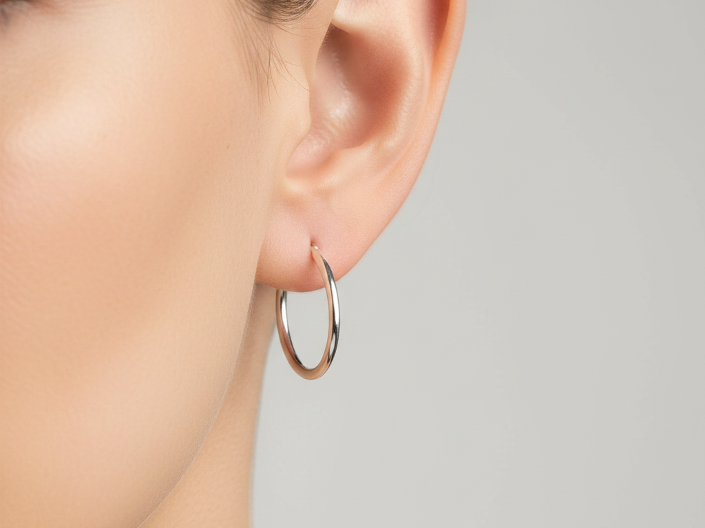 Simply Silver Earring