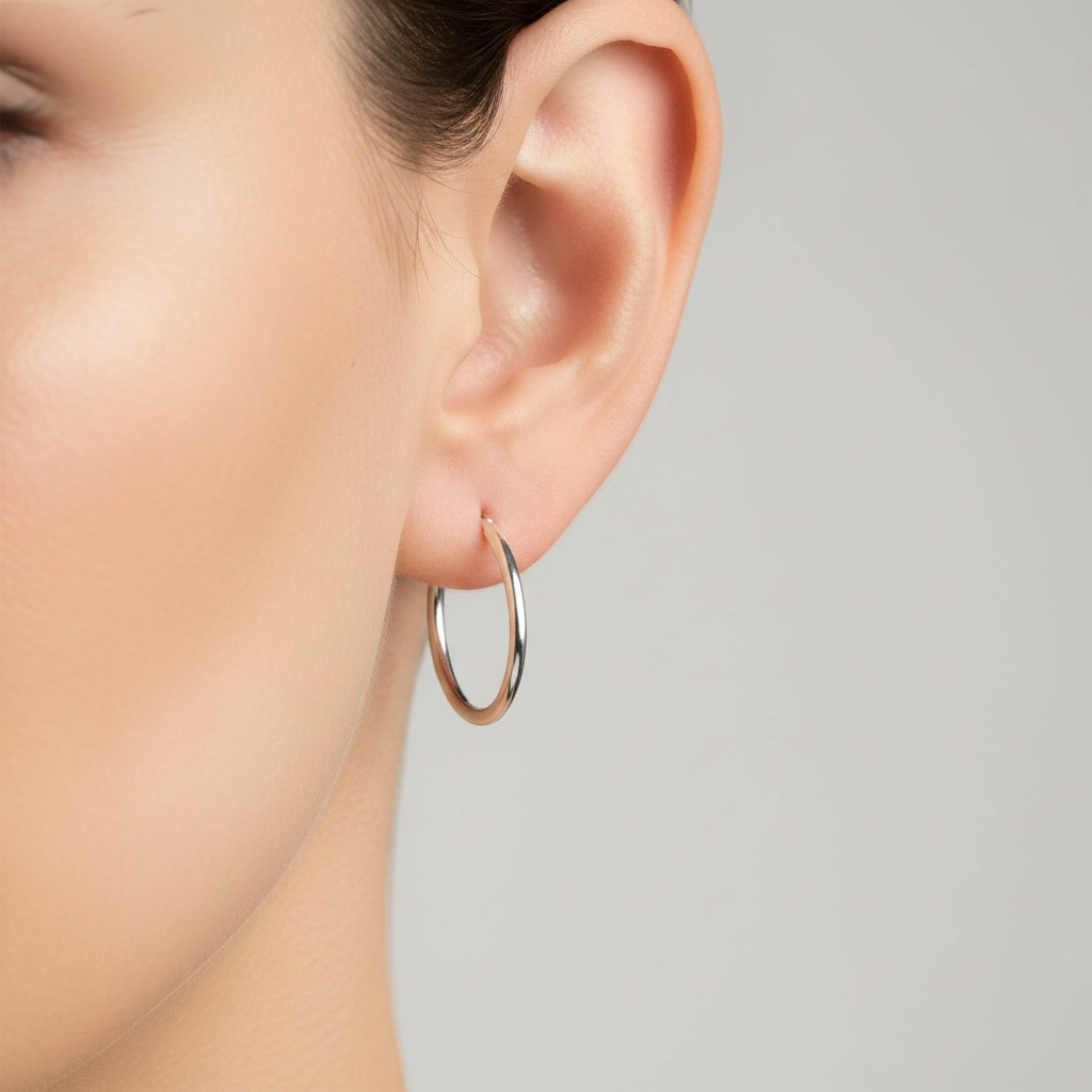 Simply Silver Earring