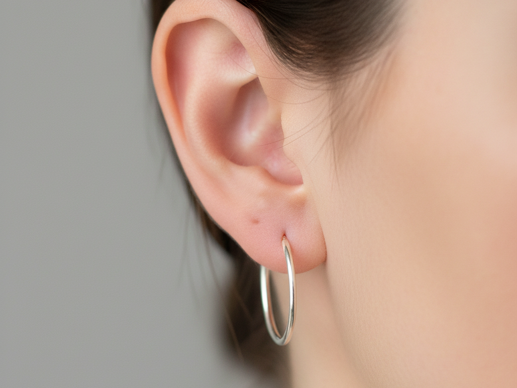 Simply Silver Earring