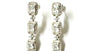 White Cubic Zirconia Silver Earring