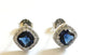 Sapphire Cubic Zirconia Silver Earring