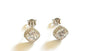 White Cubic Zirconia Silver Earring