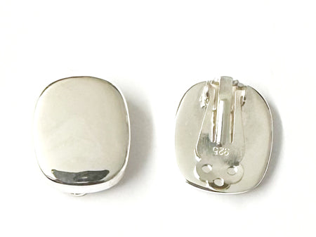 Simply Silver Clip On Earrings