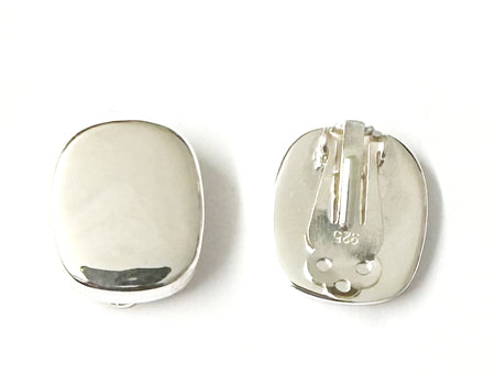 Simply Silver Clip On Earrings