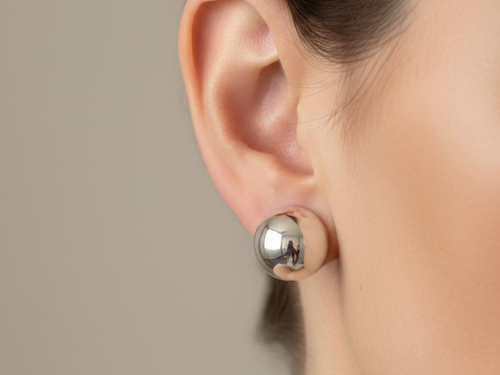Simply Silver Earring 3mm