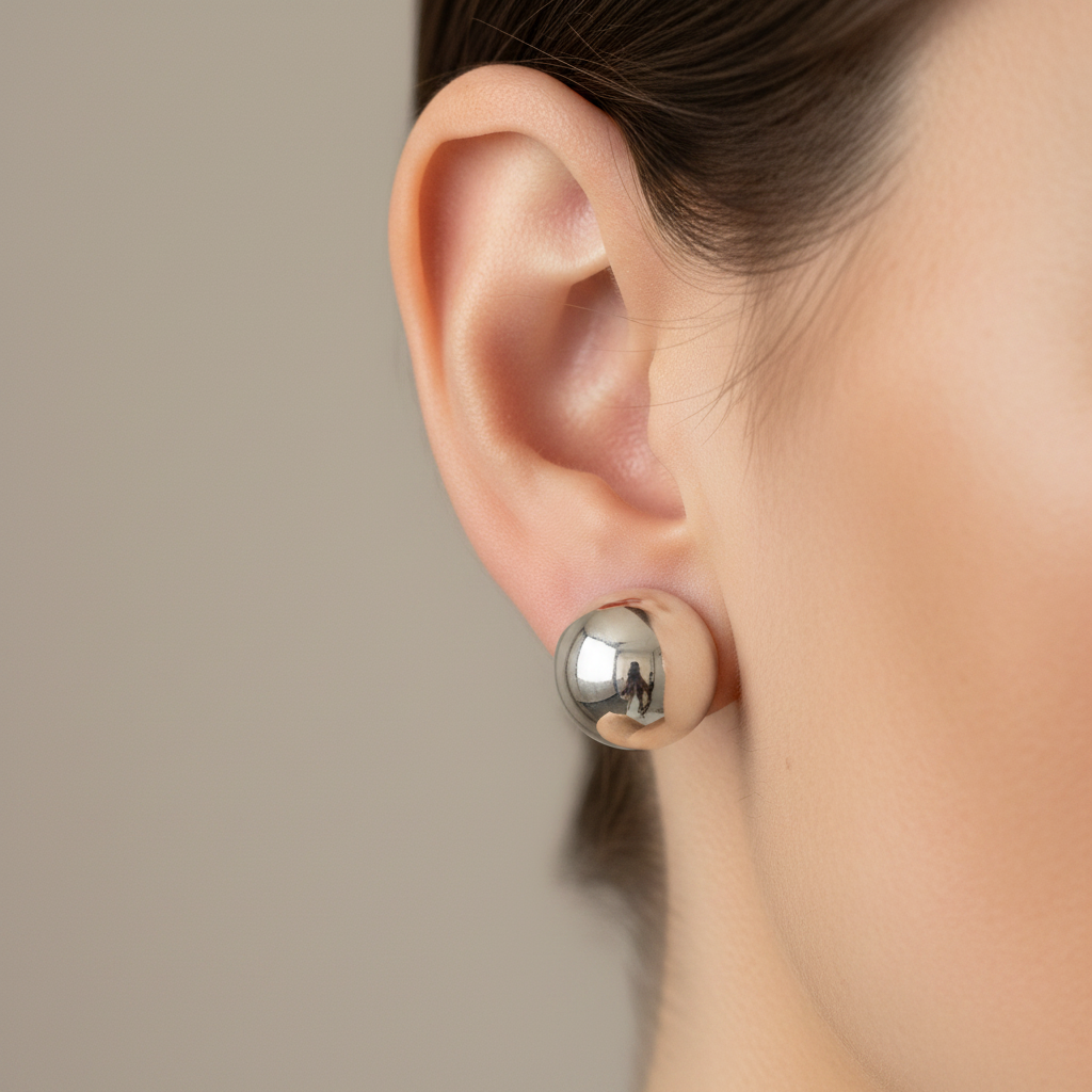 Simply Silver Earring 3mm