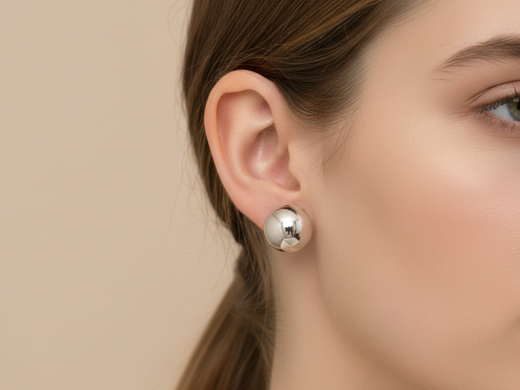 Simply Silver Earring 6mm