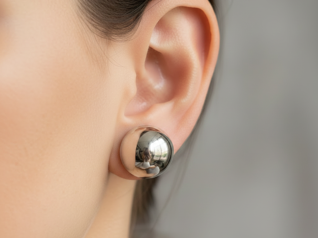 Simply Silver Earring 10mm