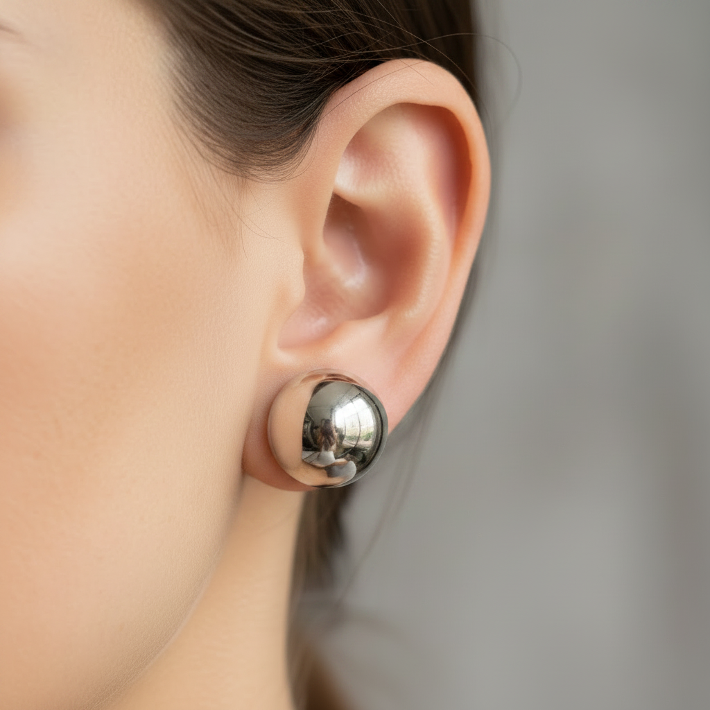 Simply Silver Earring 10mm