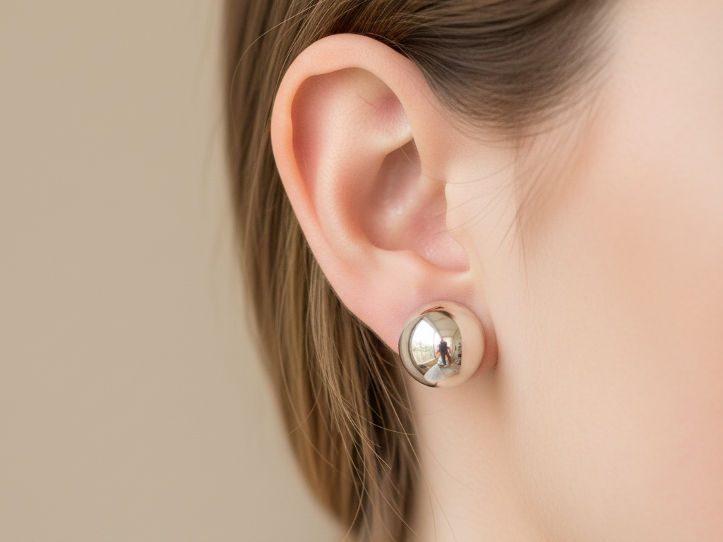 Simply Silver Earring 14mm