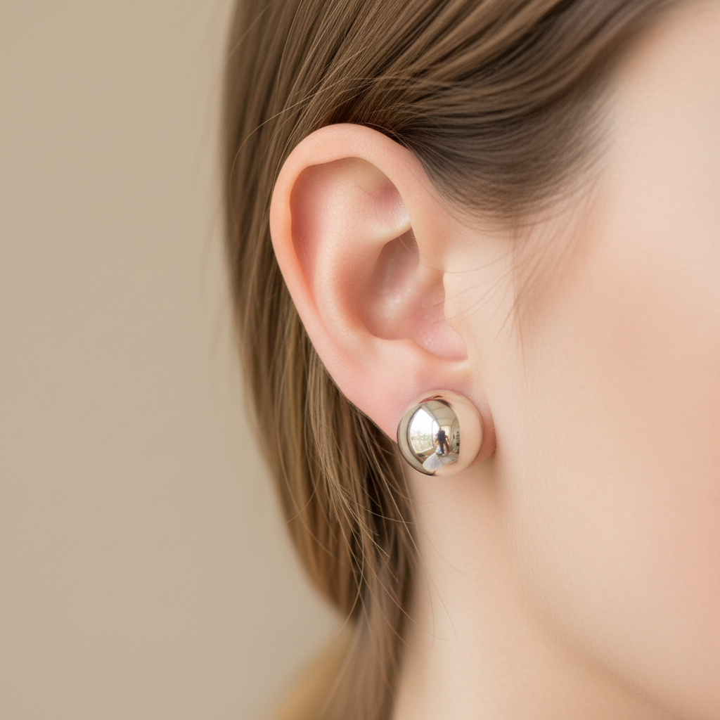 Simply Silver Earring 14mm
