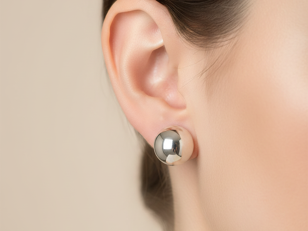 Simply Silver Earring 16mm