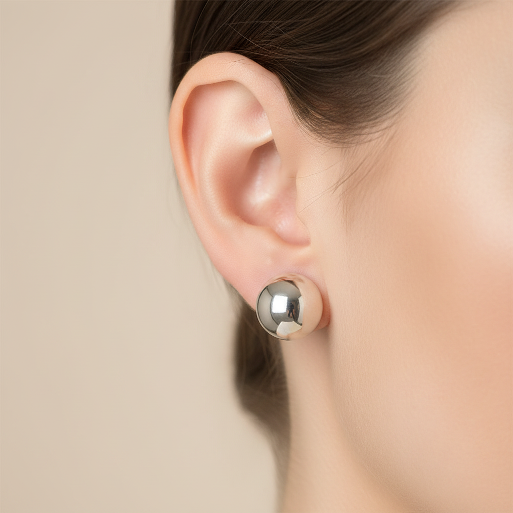 Simply Silver Earring 16mm