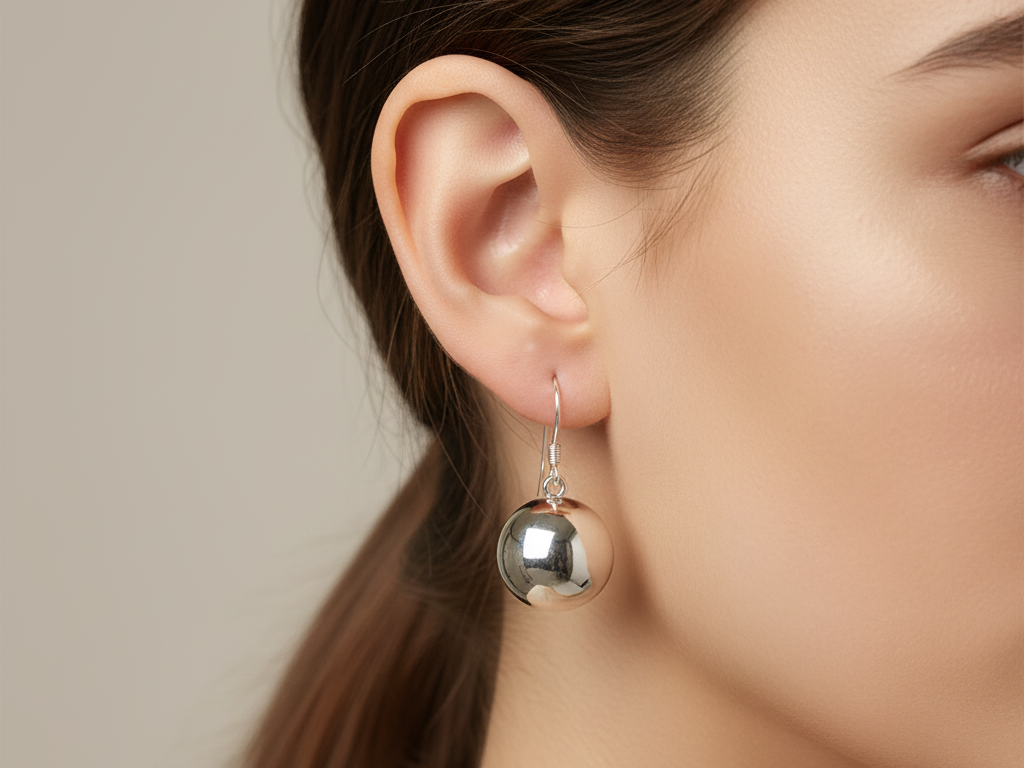 Simply Silver Earring 12mm